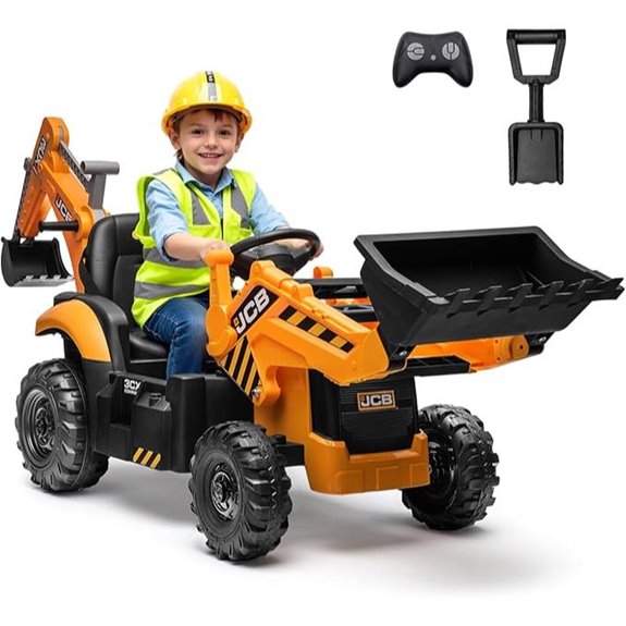 15 Best Ride-On Excavators for Kids in 2026: Top Picks for Safe and Fun Construction Play 8 JCB 3CX Ride-On Excavator Toy for Kids