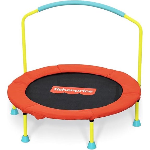 Fisher-Price Mini Trampoline with Handlebar