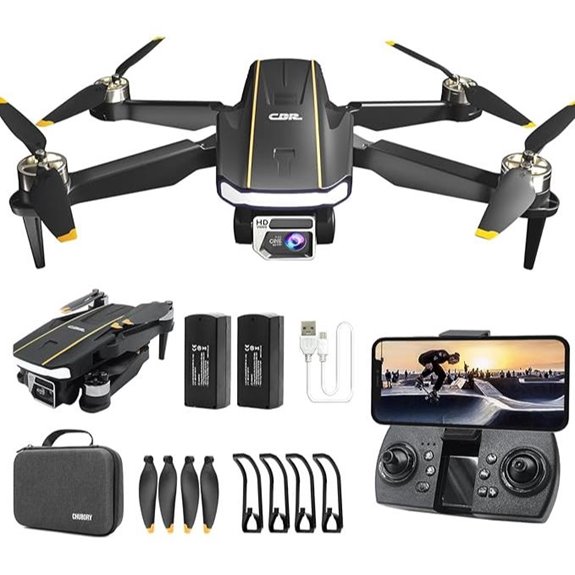 Chubory A68 WiFi Camera Drone with 2 Batteries
