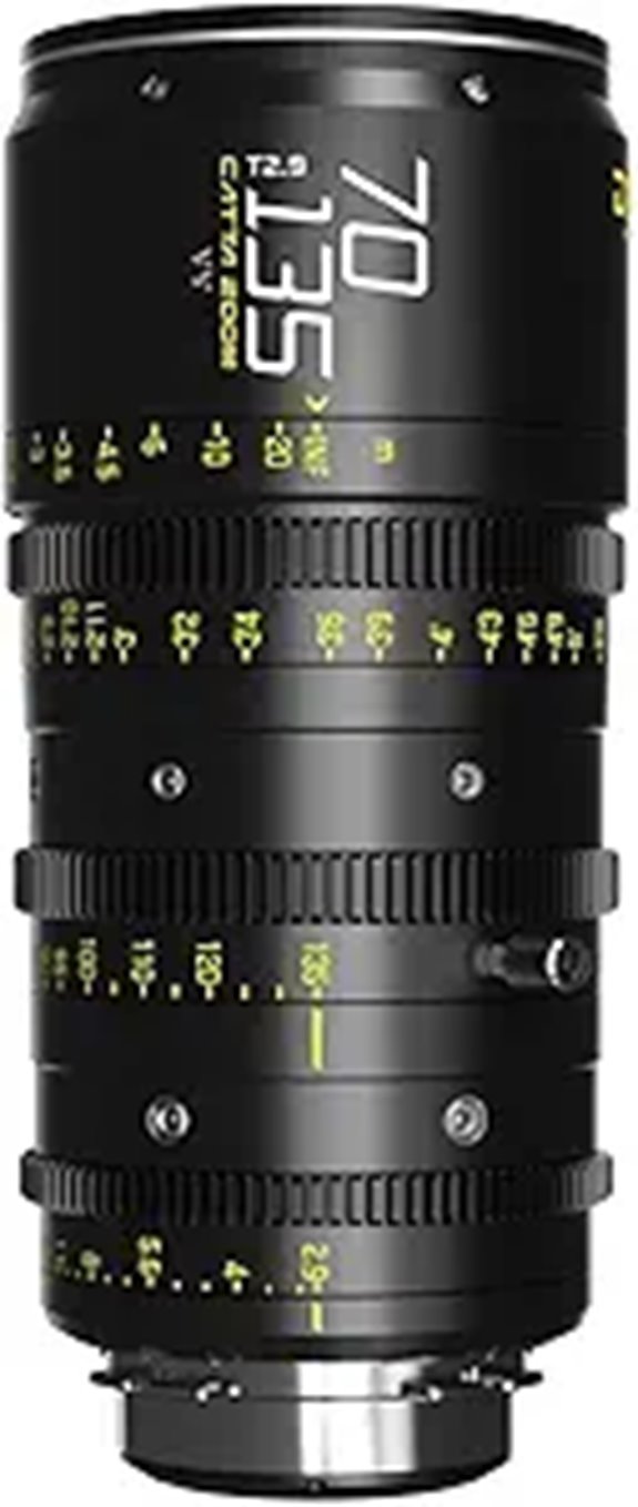 13 Best Cinema Lenses for Filmmaking in 2026 6 DZOFILM Catta Ace 70-135mm T2.9 Cine Lens for PL Mount and Canon EF Black