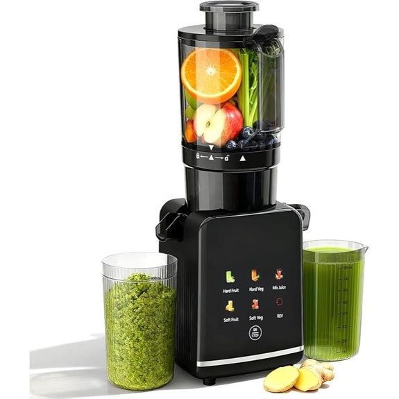 10 Best Juicers for Leafy Greens That Maximize Freshness and Nutrients 6 Cold Press Juicer Machine with Wide Feed Chute