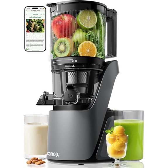 10 Best Juicers for Leafy Greens That Maximize Freshness and Nutrients 7 Canoly C16 Cold Press Juicer with 3-in-1 Strainers