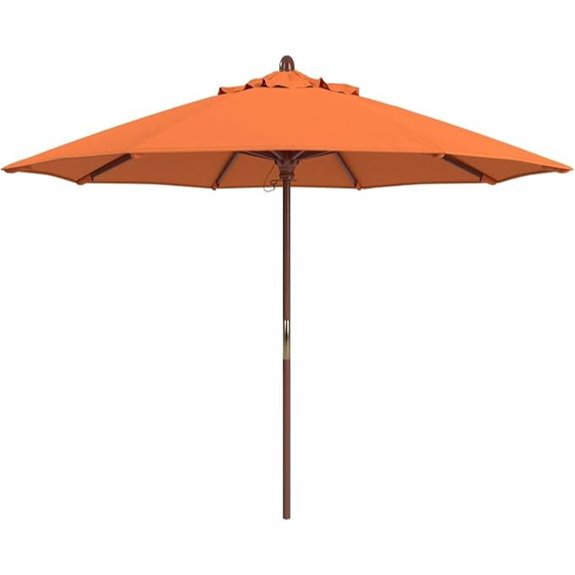 15 Best Commercial Patio Umbrellas for Shade and Style in 2026 10 commercial hardwood patio umbrella