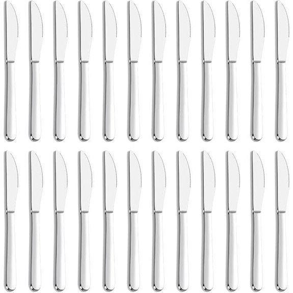 24-Piece Stainless Steel Knife Set