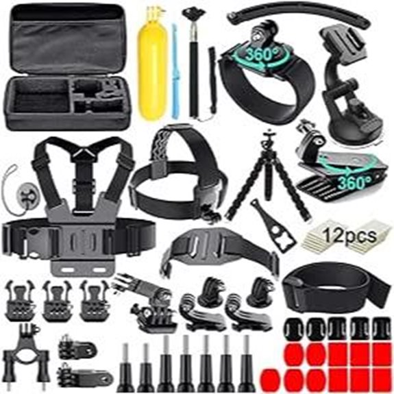 15 Best Action Camera Accessories That Will Elevate Your Adventure Footage 4 61-in-1 Action Camera Accessories Kit for GoPro & More
