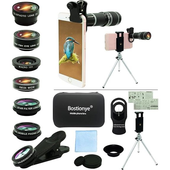 11-in-1 Universal Cell Phone Camera Lens Kit