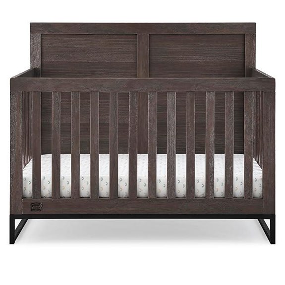 Simmons Kids Foundry 6-in-1 Convertible Baby Crib
