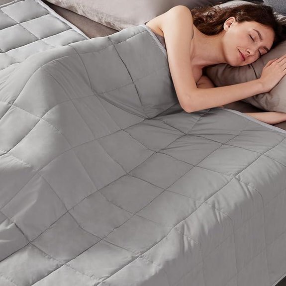 Weighted Blanket Queen/King Size Cooling 20lbs Soft & Washable