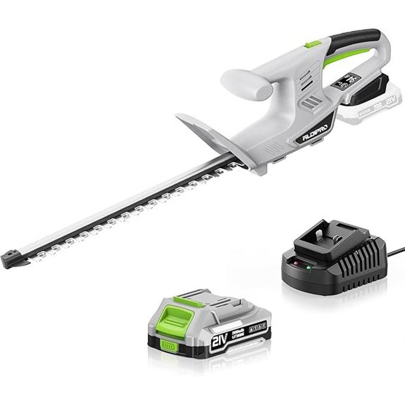 Cordless Hedge Trimmer 18-Inch Lightweight Battery Included