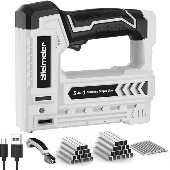 Bielmeier 5-in-1 Cordless Electric Staple Gun