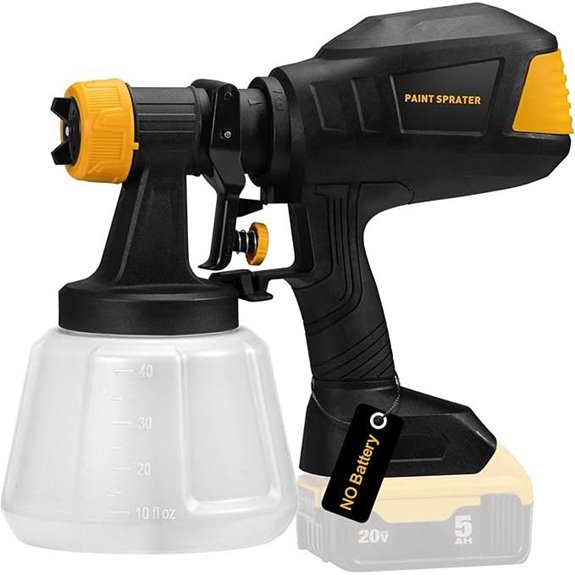 10 Best Paint Sprayers That Deliver Perfect Finishes Every Time 9 Brushless Cordless Paint Sprayer for Dewalt 20V