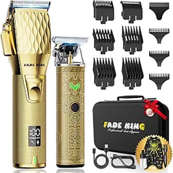 15 Best Professional Hair Clippers for Salon-Quality Cuts in 2026 9 FADEKING Professional Cordless Hair & Beard Trimmer Set