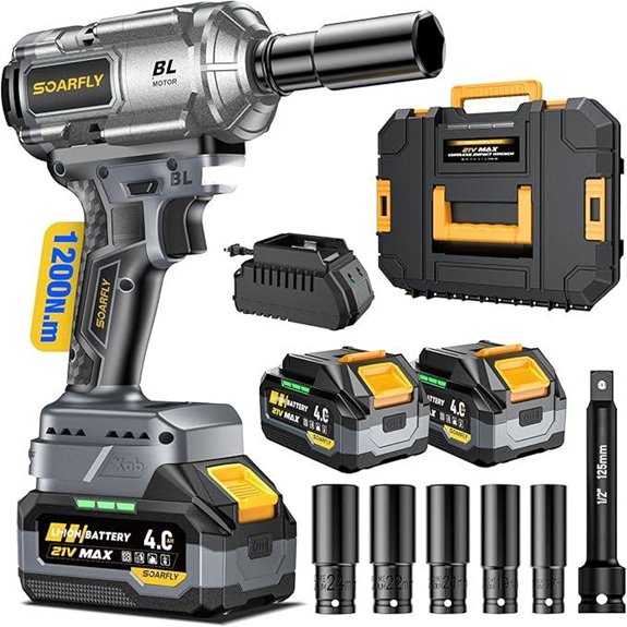7 Best Impact Wrench Brushless Tools of 2026 for Power and Durability 8 Upgraded Cordless Impact Wrench 1/2