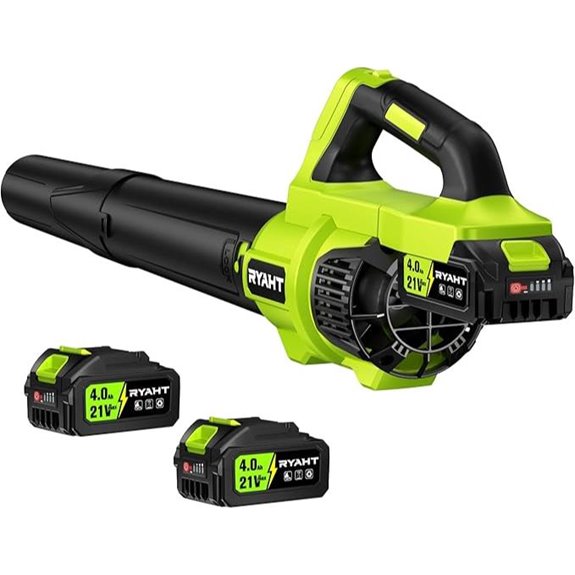 RYAHT Cordless Leaf Blower with Batteries and Charger