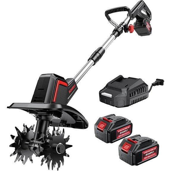 15 Best Electric Garden Tillers for a Flawless Yard in 2026 14 Cordless Electric Tiller with 8.0Ah Battery