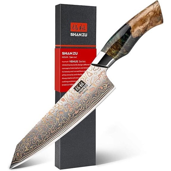 15 Best High-End Chef Knives for 2026 That Chefs Rave About 12 SHAN ZU Damascus Chef Knife 8-inch with Maple Handle