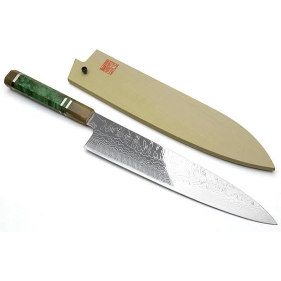 Yoshihiro Damascus SG2 Gyuto Chef Knife (9.5'')