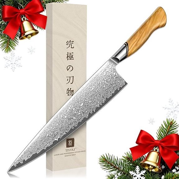 15 Best AUS-10 Kitchen Knives for 2026 That Chefs Love 11 Tivoli 10 VG-10 Damascus Gyuto Chef Knife
