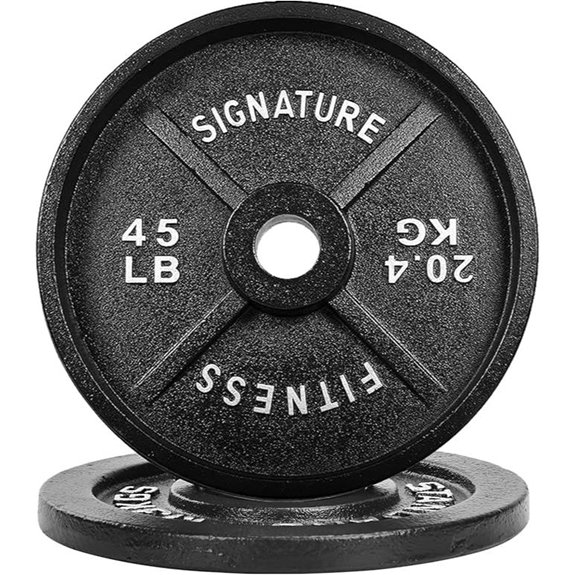 15 Best Cast Iron Weight Plates for Strength Training in 2026 11 Fitvids Deep Dish 2-Inch Olympic Cast Iron Weight Plates with E-Coating