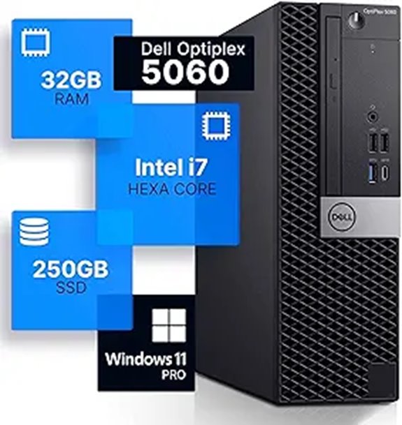 Dell Optiplex 5060 Desktop PC with i7 32GB RAM