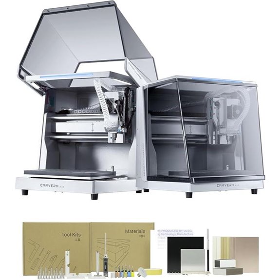 desktop cnc with quick change