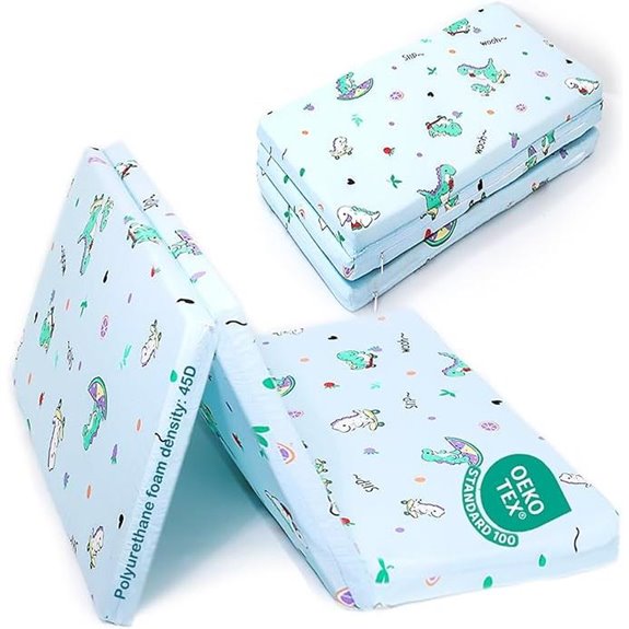 15 Best Premium Pack ‘n Plays for Ultimate Comfort and Convenience 9 Upgraded 2025 Pack and Play Mattress (Tri-fold Dinosaur)