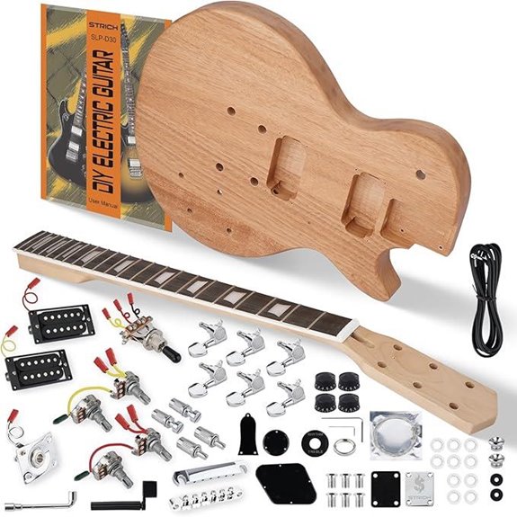 The 5 Best Premium Electric Guitars of 2026 - Unmatched Quality and Sound 7 STRICH DIY LP Style Electric Guitar Kit