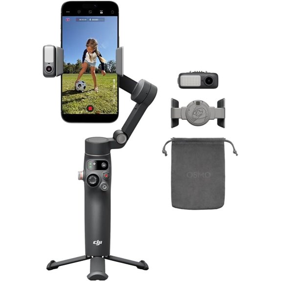 15 Best Camera Stabilizers for Filmmaking in 2026 17 DJI Osmo Mobile 8 Gimbal with Extension & Tripod