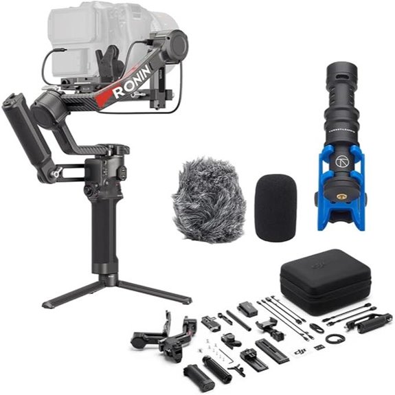4 Best Gimbals for Cinema Cameras in 2026 3 DJI RS 4 Pro Gimbal Stabilizer with Microphone
