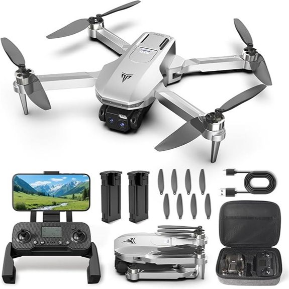 15 Best Drones for Content Creators in 2026 4 GPS Drone with Dual 2K Cameras and 40-Min Flight