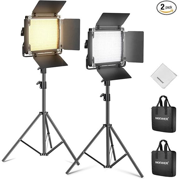 15 Best Bi-Color LED Lights for Video Production in 2026 17 NEEWER 2 Pack Bi-Color 660 LED Video Lights