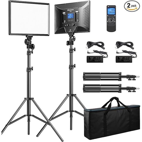 15 Best Video Lights for Content Creators in 2026 15 D50 Bi-Color LED Video Light Panel (2-Pack)