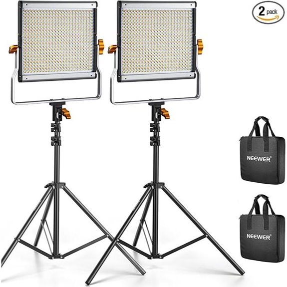 15 Best LED Panel Lights for Video Production in 2026 15 Neewer 2-Pack Dimmable Bi-Color LED Video Lights