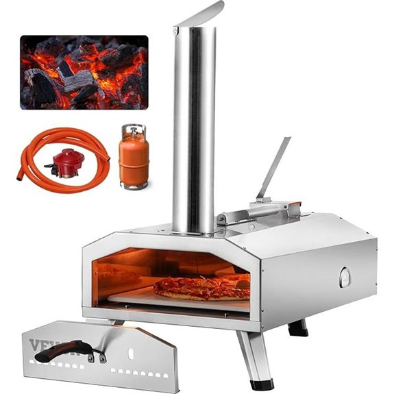 VEVOR Dual Fuel Outdoor Pizza Oven