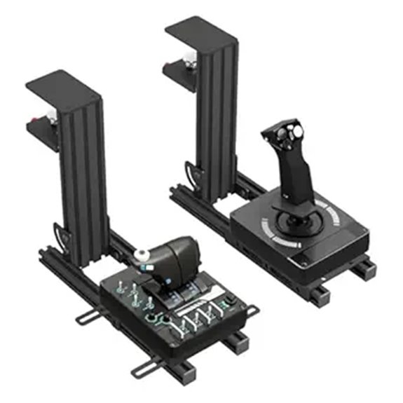 dual joystick desk mount