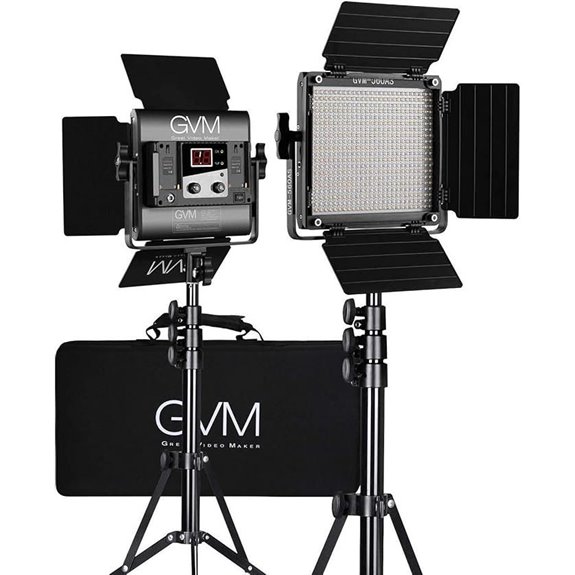 15 Best Portable Lights for Filmmakers in 2026 10 GVM 560 LED Video Light Kit (2-Pack)