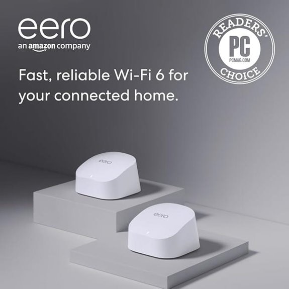 15 Best Mesh Wi-Fi Systems for VR in 2026 That Elevate Your Experience 12 Amazon eero 6 Mesh WiFi System (2-Pack)