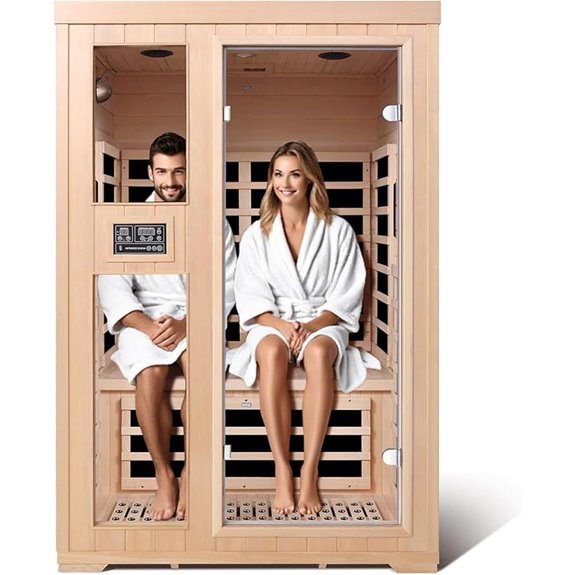 15 Best Indoor Infrared Saunas for Relaxation and Wellness in 2026 17 2-Person Infrared Sauna with Bluetooth & Chromotherapy