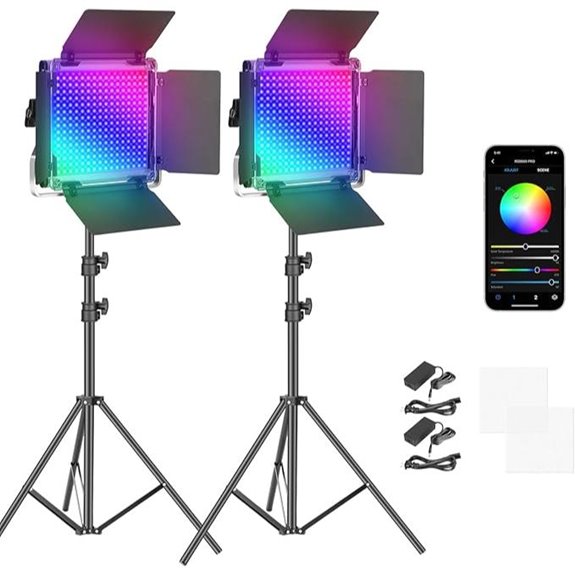 NEEWER 660 PRO RGB LED Video Light Kit (2 Pack)