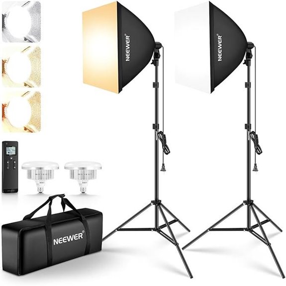 15 Best Continuous Lighting Kits for Video in 2026 15 NEEWER 2-Pack 24 Softbox Lighting Kit with Tripods