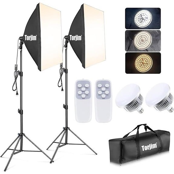 Torjim Softbox Photography Lighting Kit (2 Pack)