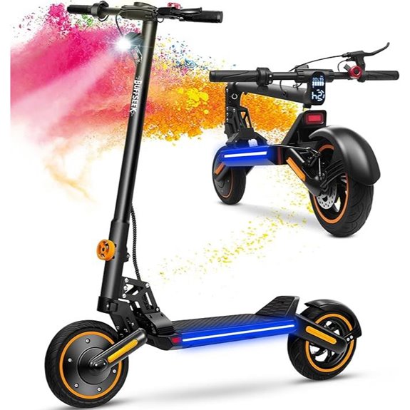 Electric Scooter for Adults with Dual Suspension