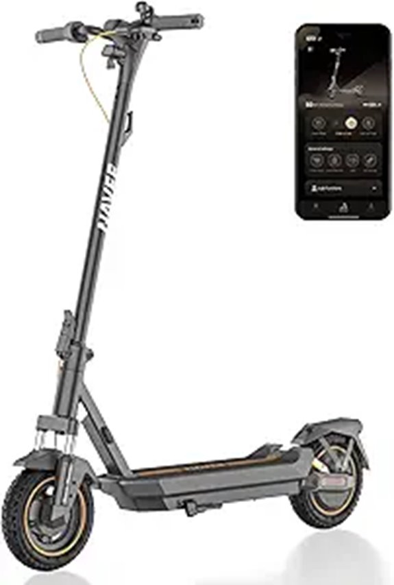 15 Best Off-Road Electric Scooters With Suspension for Adventure-Ready Rides 4 NAVEE GT3/ST3 Electric Scooter with Dual Suspension