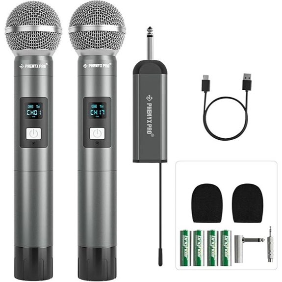 15 Best Wireless Microphone Kits of 2026 for Professional Sound Quality 12 Phenyx Pro Dual Wireless Microphone System