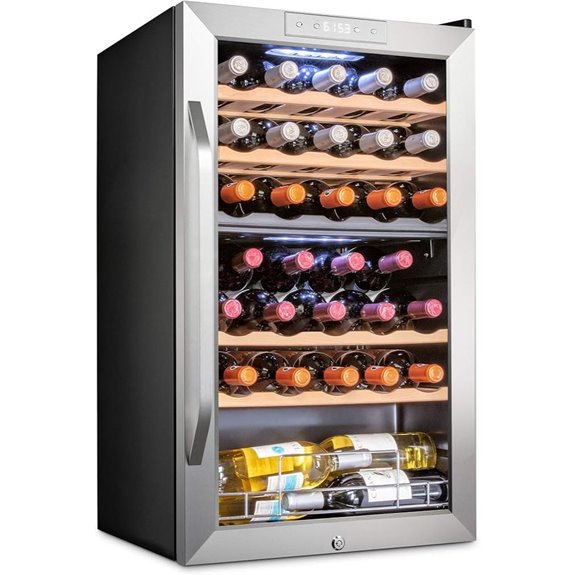 15 Best Dual Zone Wine Fridges for Perfectly Preserved Bottles in 2026 3 Ivation 33-Bottle Dual Zone Wine Cooler Refrigerator