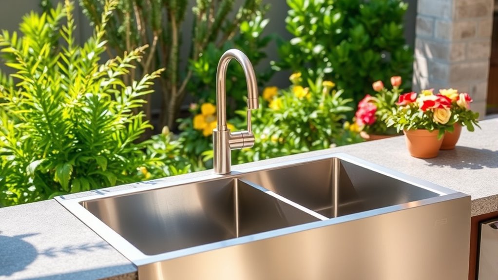 15 Best Outdoor Stainless Steel Sinks for Your Backyard Renovation 33 durability and design features