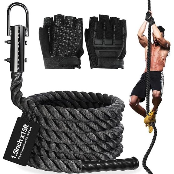 15 Best Dynamic Rope Climbs for 2026 That Boost Your Skills 12 Climbing Rope 1.5” Diameter 10-30ft Indoor/Outdoor