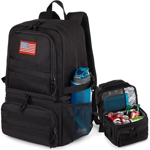 Tactical Double Deck Cooler Backpack for Men