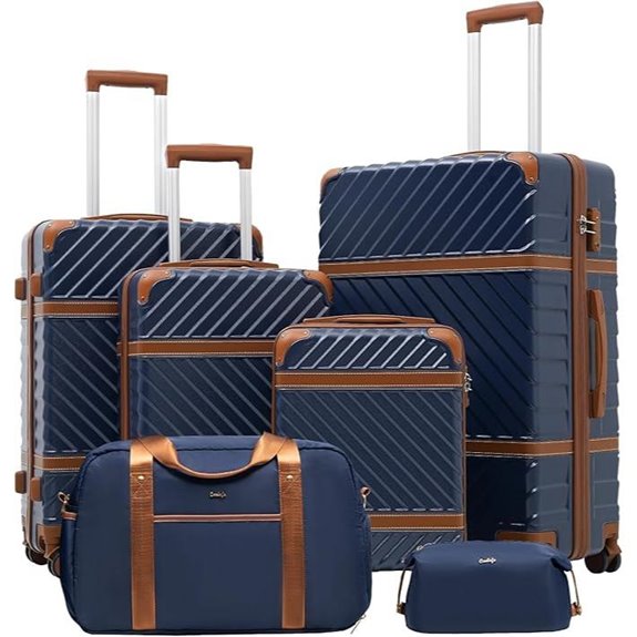 15 Best Premium Hardshell Suitcases for Stylish and Durable Travel in 2026 10 Coolife Hardshell Luggage Set with Spinner Wheels