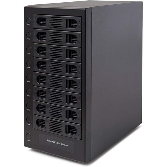 IO CREST 8-Bay USB Hard Drive Enclosure